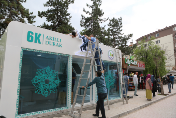 klimalı durak