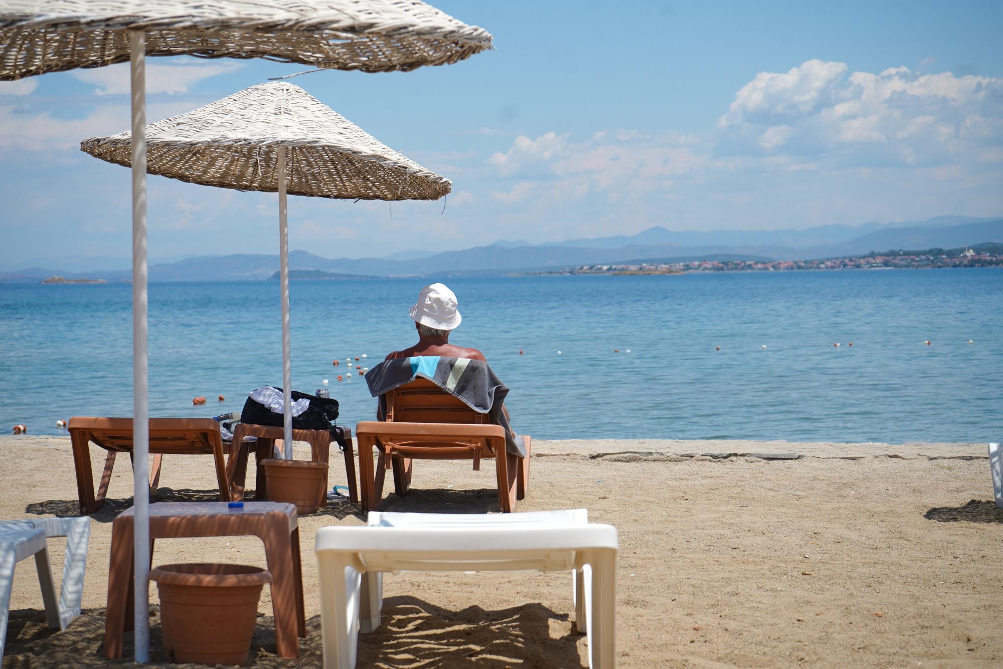 Ayvalık sahillerinde yaz sezonu başladı