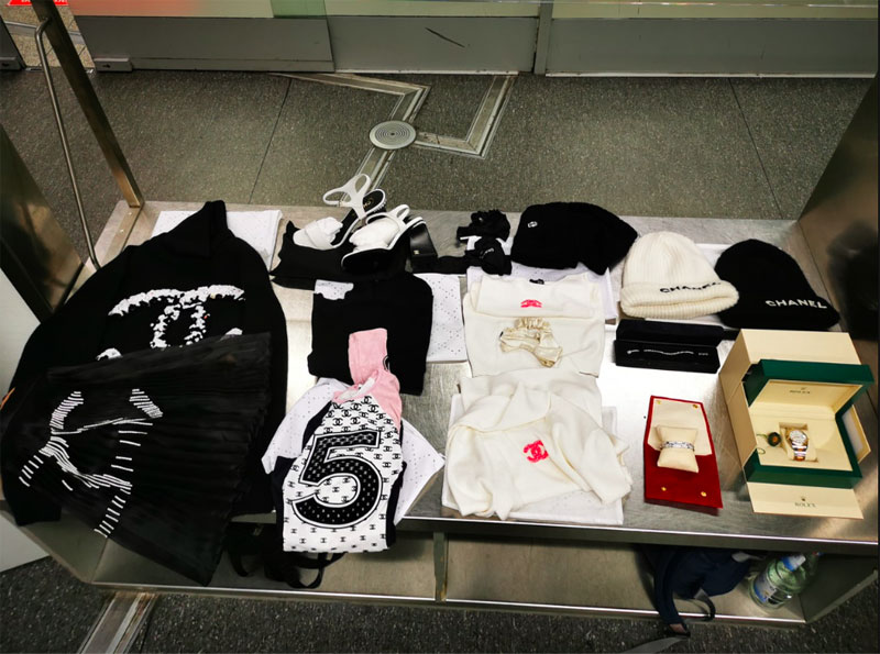 170 bin Euro'luk eşyaya el konuldu