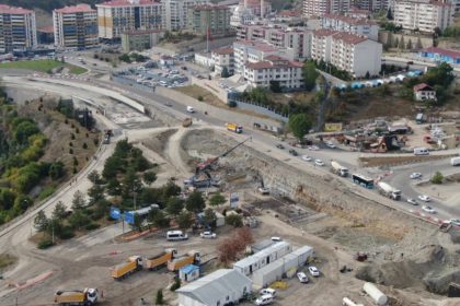 Trafik çilesini sona erdirecek projenin yüzde 70’i tamamlandı