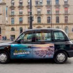İngiltere'deki taksiler Marmaris fotoğraflarıyla süslendi