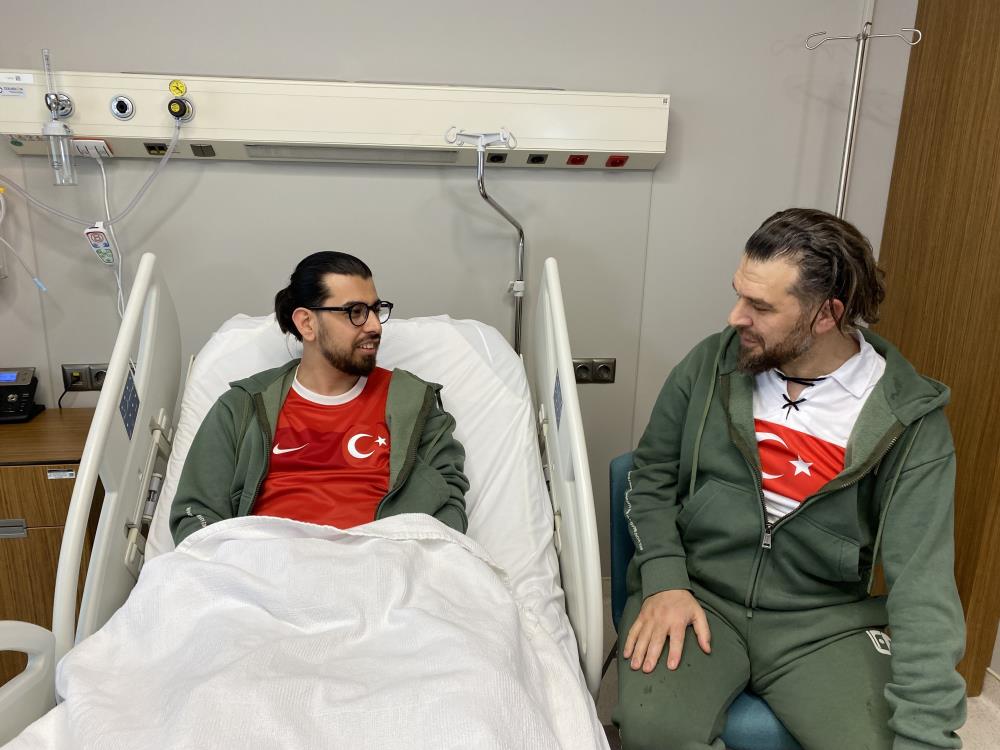 Gurbetçinin oğlu Türkiye'de sağlığına kavuştu