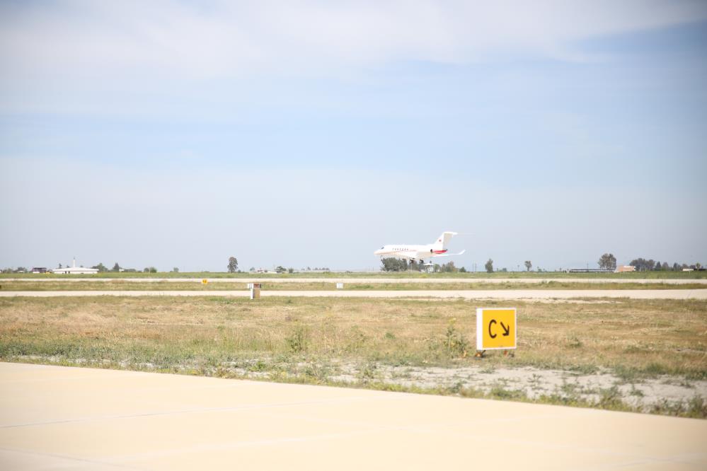 Çukurova Bölgesel Havalimanı'nda test uçuşları başladı