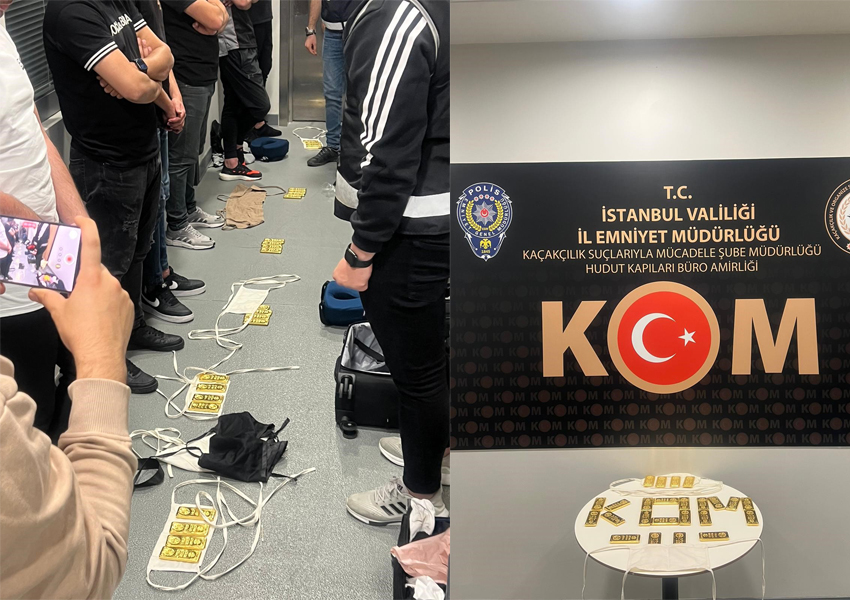 İstanbul Havalimanı'nda kilolarca altın yakalandı