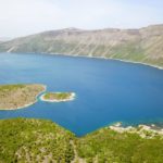 Dünyanın ikinci büyük krater gölünde turizm sezonu açıldı