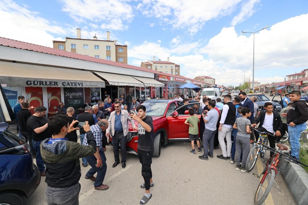 Erzurum’un ilk Togg’una büyük ilgi