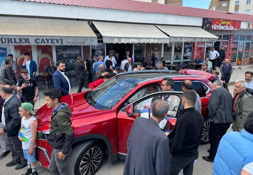 Erzurum’un ilk Togg’una büyük ilgi