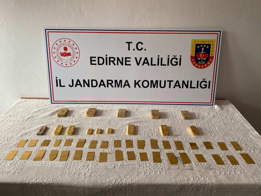 Kapıkule’de 15 kilo altın ele geçirildi
