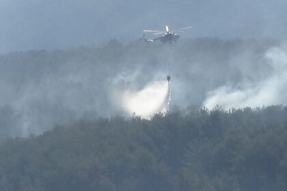 Çanakkale orman yangını devam ediyor