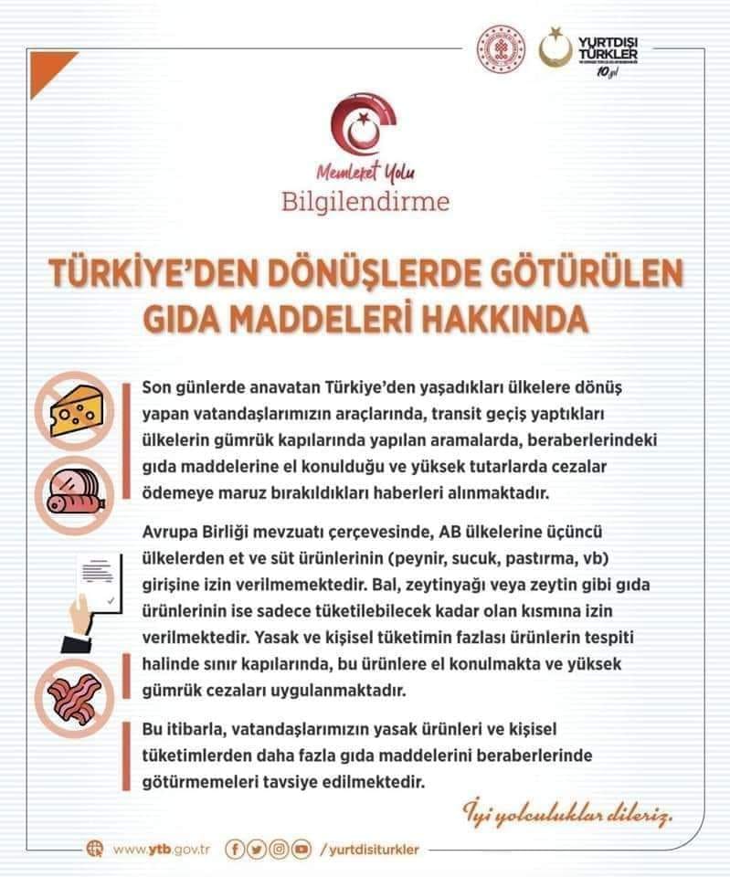 Yanında 2 kilodan fazla getiren ceza ödüyor