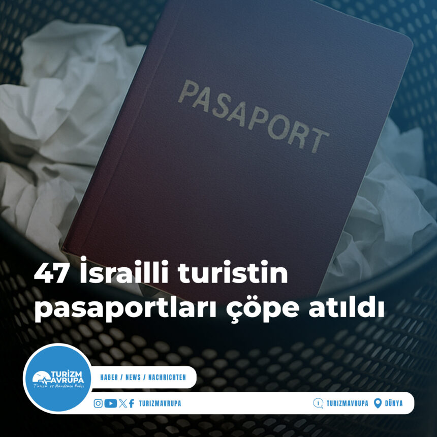 pasaport çöpe atıldı